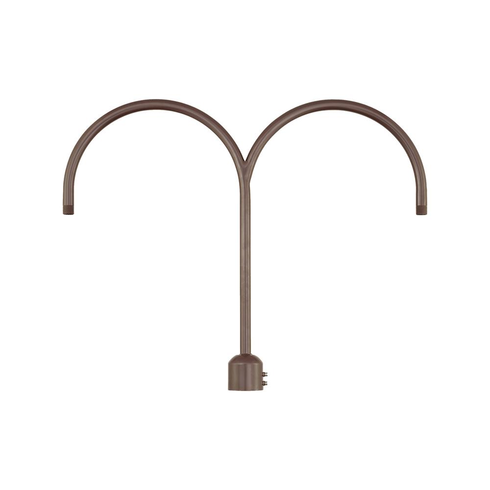 Millennium Lighting RPAD-ABR R Series Two Light Post Adapter in Architectural Bronze